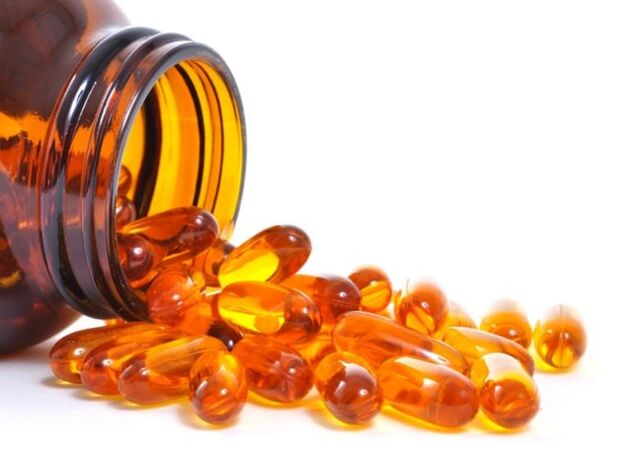 Vitamins capsules